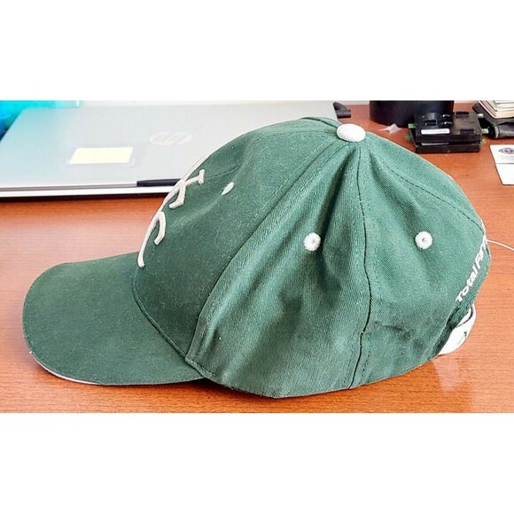 North Central Co-Op Adjustable Hat Cotton Farmer Hook & Loop Green - Picture 4 of 9